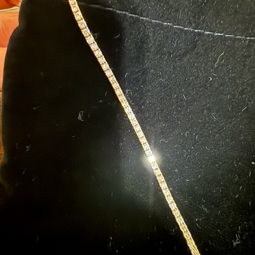 14k Gold Diamond Bracelet 1500$